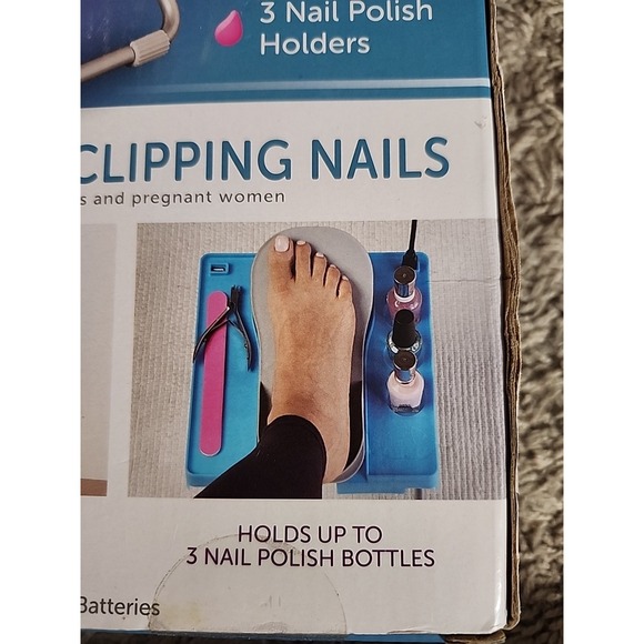 Salon Step Beauty Footrest for  At-Home Pedicures LED Magnifier Drying Fan - Picture 11 of 11